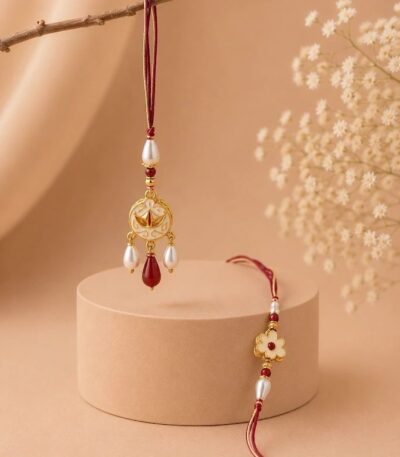 Meenakari Pearl Set - TheBFactory