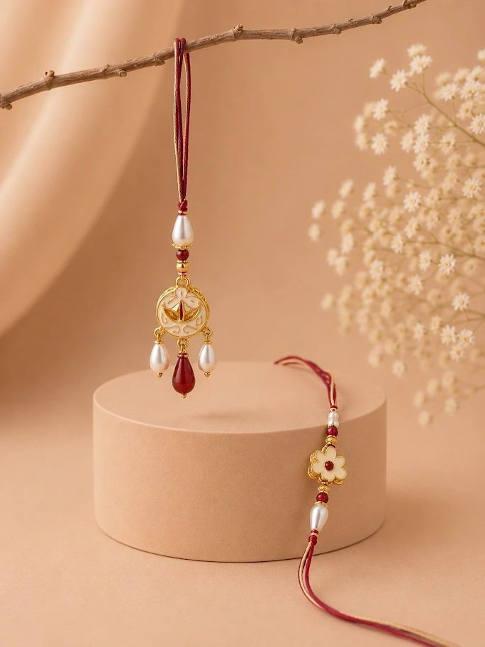 Meenakari Pearl Set - TheBFactory