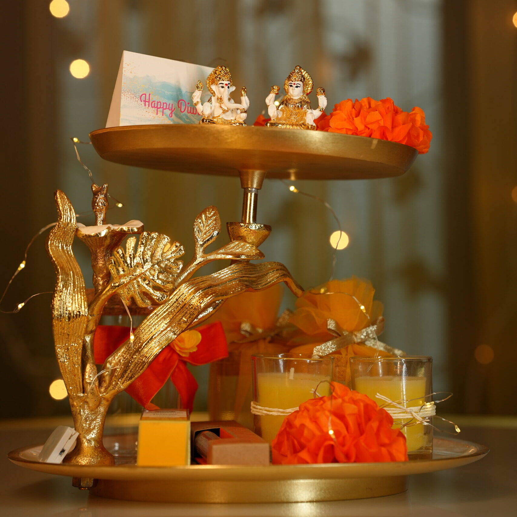 Gold stand diwali_gifts
