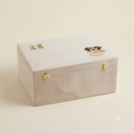 Poodle suede box