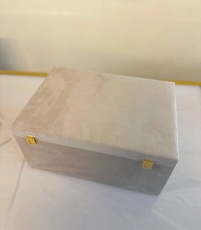 Beige Suede Box - TheBFactory