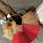 Hand-painted Grass Basket - TheBFactory