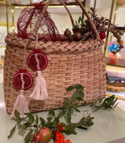 Anar tassel Basket - TheBFactory