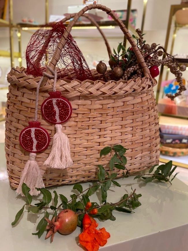 Anar tassel Basket - TheBFactory