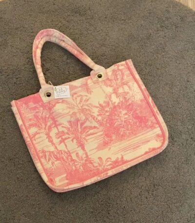 Jungle dot pink Canvas Tote Bag - TheBFactory