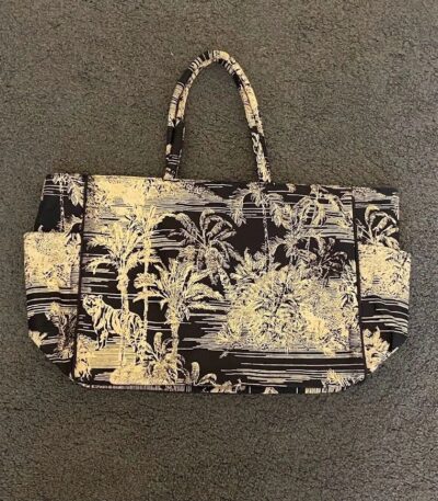 Jungle dot black – Canvas Tote Bag - TheBFactory